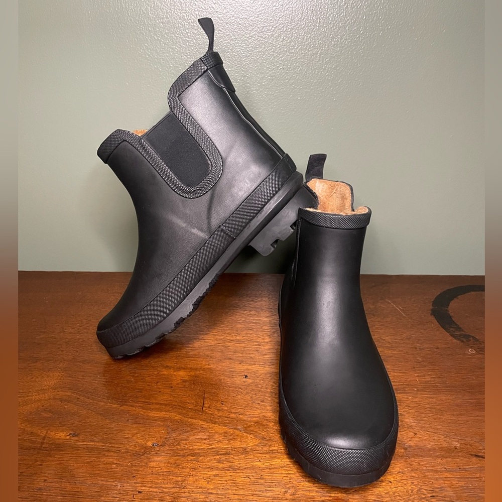 Chooka Black Women's Winter Rain Boots - Picture 2 of 14
